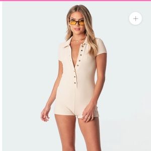 Ribbed Romper